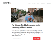 Tablet Screenshot of kierantie.com